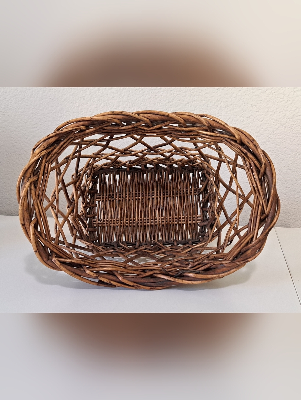 Decorative Open Weave Basket (apples not included) - Picture 6 of 10